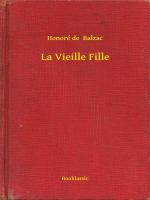 cover image of La Vieille Fille